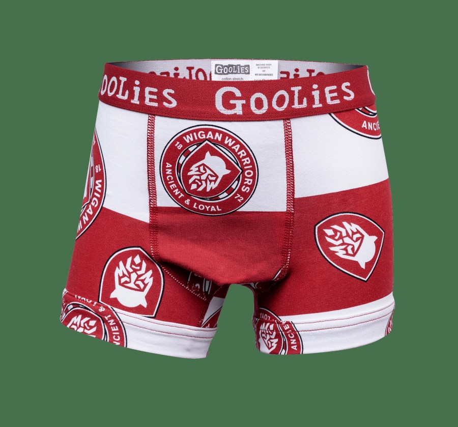 Kids OddBalls Boys Boxer Shorts (Kids) | Wigan Warriors - Kids Boxer ...